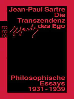 cover image of Die Transzendenz des Ego